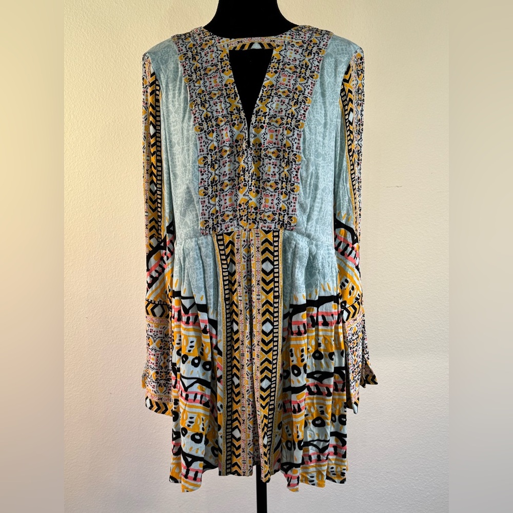 Free People Longsleeve Mini with Pockets Size 12 NWT